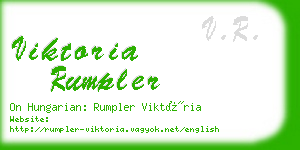viktoria rumpler business card